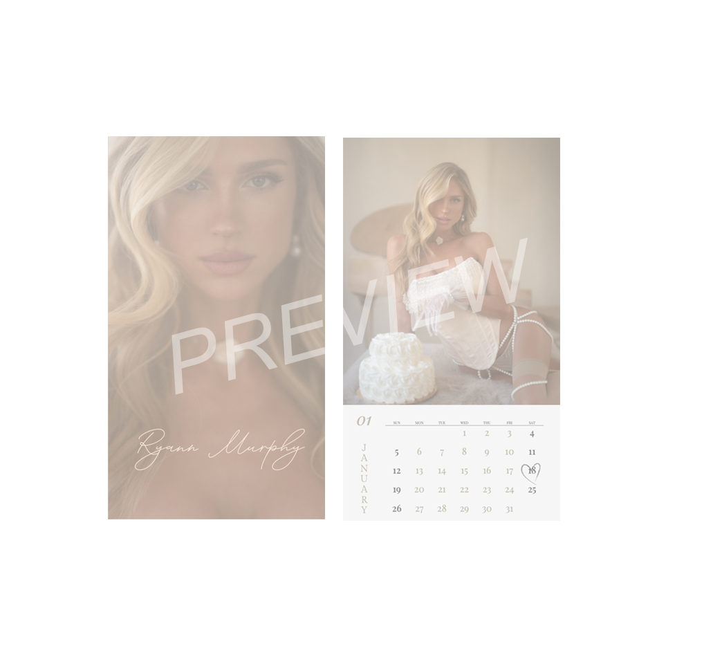 Ryann Murphy 2025 Digital Calendars